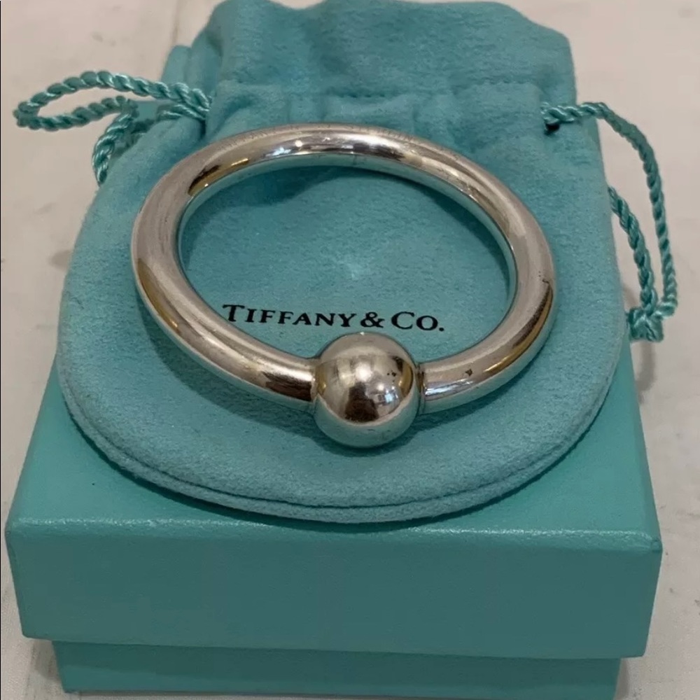 Tiffany Sterling Silver Teething ring with rattle. One available Price …